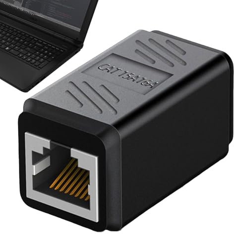 Adattatore di estensione accoppiatore - Connettore Ethernet | Adattatore di prolunga accoppiatore RJ45 da femmina a femmina, prolunga Ethernet accoppiatore RJ45, adattatore di prolunga cavo Ethernet p