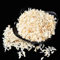 XYUERU 0,66 LB Gravier de Corail Blanc Naturel Aquarium Sable Gravier Naturel Aquarium Décoratif Sable Gravier Roche for Aquariums Terrarium Jardin Pot de Fleurs Verrerie Vases Décoration(3-5mm)