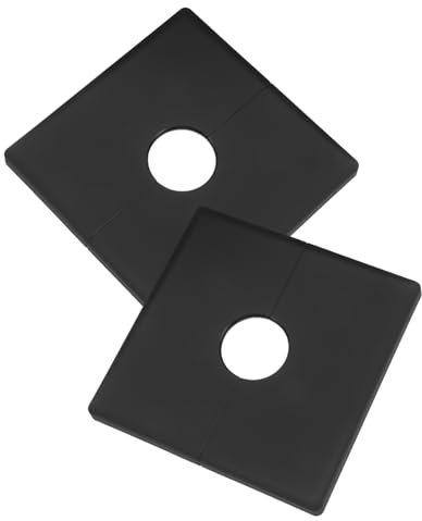 CANIGHT 2pcs Outfit Hole Panel Cable Covers for Wires Wall Desk Hole Cover Outdoor Plug Hide Cables Pipe