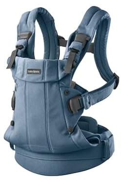 BabyBjörn Babytrage Harmony, Gewebt Melange, Blau