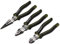Draper Expert High Leverage Pliers Set (3 Piece) | 200mm Long Nose, 175mm Combination & 160mm Side Cutters | Heavy Duty Chrome Vanadium Steel Hand Tools