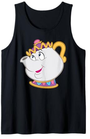 Disney Beauty and the Beast Mrs. Potts Big Face Costume Tank Top