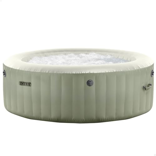 Intex 6-Person Olive Green Round Bubble Spa Set 28428NP (Inflated 216cm x 71cm)