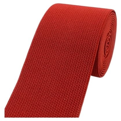 PVUVTNAHW 2/3/5M 6cm breites elastisches Band Stretch-Gummibänder weiches Gummiband for Nähen von Taschen Hosen Gürtel Gurtband(Red,3Meters)