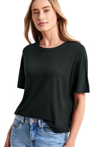 Damen Basic T-Shirt mit Dropped Shoulders