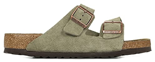 BIRKENSTOCK Classic Arizona VL, Unisex-Erwachsene Pantoletten, Grau (Taupe), 46 EU