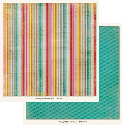 My Minds Eye 12 x 12-inch Today Moment Paper, Pack of 25