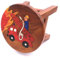 ROMBOL Handgefertigter Kinderhocker, Holz, Kinderhocker:Feuerwehrauto