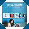 Show & Listen, Schallplattenrahmen, Frame für Vinyl und LP Cover, weiß