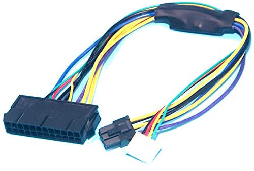 ATX 24pin to Motherboard 2-port 6pin adapter Power supply cable Cord for HP Z220 Z230