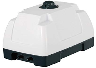 Hidom HD-804 Aquarium Air Pump with Built-in Non-return Valve - 5.0 LPM Twin Outlet