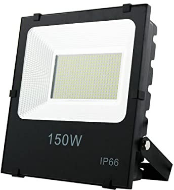 LEDUNI ® Foco Proyector LED 150W Exterior Floodlights IP65 Impermeable Luz Blanca Fría 6000K para Iluminación Jardin