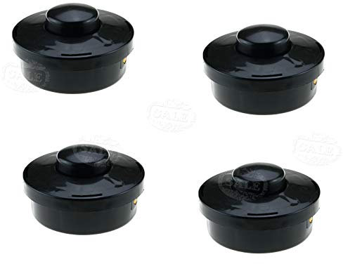 OTOTEC - 4 cepillos para cortar hierba de gasolina de 2,4 mm, color negro, recambios desbrozadora