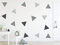 Timalo® 96 Stück Große Dreiecke Wandtattoo Kinderzimmer XL Pastell Wandsticker Set – Aufkleber | 73090-96-SET6