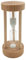 SUPVOX sabliers 3 Minutes Petit sablier en Bois décor de fête Enfants Cadeau de noël décoration de la Maison (Sable Blanc)