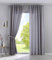 2er Set Vorhänge Verdeckte Schlaufen Cationic »JENA« HxB 145x140 cm Silber Blickdicht Leinen Optik Gardinen Meliert Gardinenband mit Raffhalter, 2019037-2