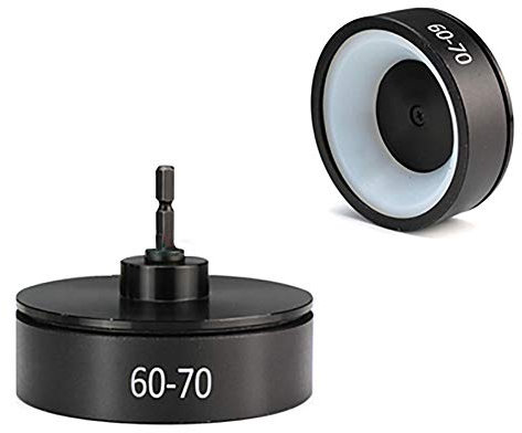 Huanyu Kappköpfe mit Gummieinsatz für 60-70 mm Durchmesser Flaschenverschluss-Zubehör für verschiedene elektrische Flaschenverschluss-Maschinen (60-70 mm)