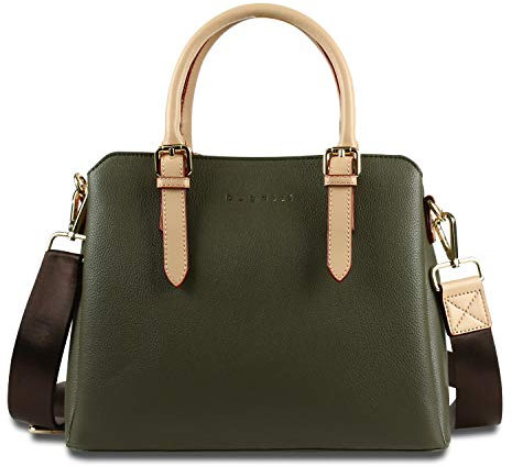 bugatti Ella Handtasche Damen M - Frauen Tasche, Damenhandtasche in Olive