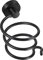 YUET Porte sèche-Cheveux en Forme de Spirale en Acier Inoxydable argenté avec revêtement chromé Moderne Inoxydable pour Cuisine, Salle de Bain, Accessoires de Salle de Bain