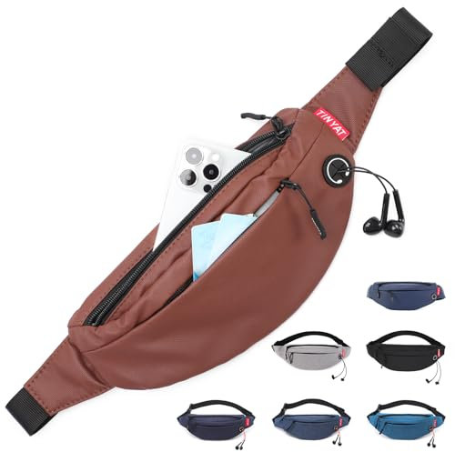 TINYAT Gürteltasche Bauchtasche Handy Hüfttasche für Wandern Reise Outdoor Aktivitäten für Damen und Herren
