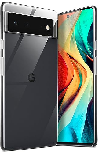 moex für Google Pixel 6 Pro Hülle Durchsichtig, Silikon Handyhülle Transparent, Clear Case Ultra Slim, Backcover Schutzhülle Dünn, Silikonhülle Minimalistisch, Aero Case, Klar