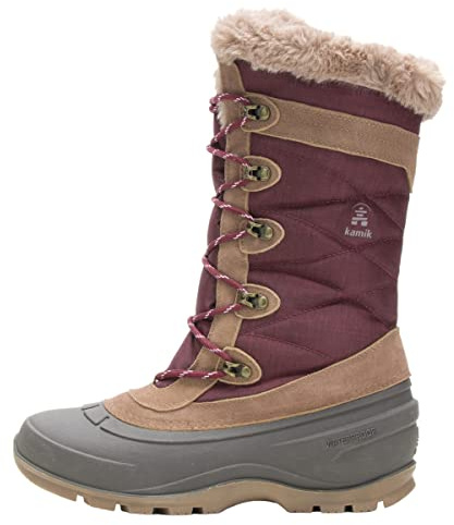 Kamik Snovalley4 Damen Winter Stiefel Bordeaux, 36 EU