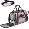 Katzentransportbox,Atmungsaktive Hundebox Faltbar,Haustier Transporttasche Mit Schultergurt Verstellbarem,Katzenrucksack Big Transportbox Katze Mit Abnehmbarer Plüschmatratze FüR Reisen/Auto/Flugzeug