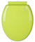 Abattant WC avec Frein De Chute (Ovale, Duroplast), Premium Lunette WC Antibactérien, WC Abattant Clipsable, Lunette WC Frein De Chute, Fixation Abattant WC,Vert