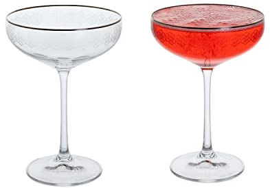 Gatsby Cocktail-Untertasse, 1 Paar