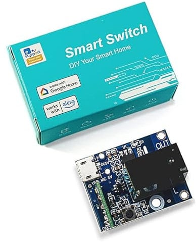 Ewelink - Modulo Relè WiFi, USB DC 5 V Ricevitore a Contatto Pulito,Inching Autobloccante per il Controllo dell'accesso, Porta del Garage, Automazione, Compatibile con Alexa Google Home