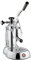La Pavoni Smeg Stradivari Europiccola Lusso LPLSTL01EU - Caffettiera con maniglia a leva da 0,8 l, in acciaio
