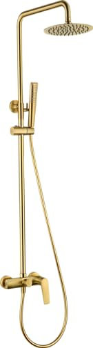 IMEX BDD055/OC DELOS Conjunto Ducha Monomando Oro Cepillado