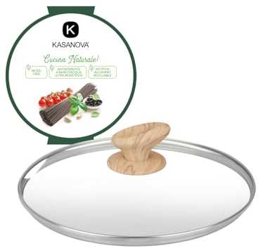 Schwarzer Steinglasdeckel 24cm