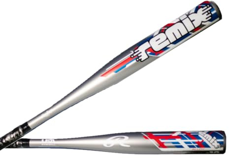 Rawlings Remix USA Mazza da Baseball 1 pz. Alluminio | 2 1/4 Barrel Pollici, Ragazzi, Stati Uniti, 10 | 26