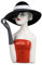 formano Deko-Büste Dame Handbemalt - Bunte Skulptur 20x27cm Frau Figur Skulptur