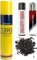 Clipper 2 Mecheros + Botella Gas Azul 300 ml para Recargar Soplete de Cocina + 9 Piedras de Mechero de Regalo Kit DISPAU Esencial