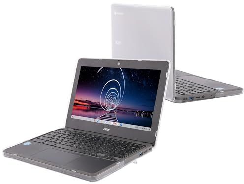 mCover Funda rígida solo compatible con computadoras portátiles Acer Chromebook 511 C736 Series 2023-2024 de 11.6 pulgadas (no compatible con ningún otro modelo Acer), transparente