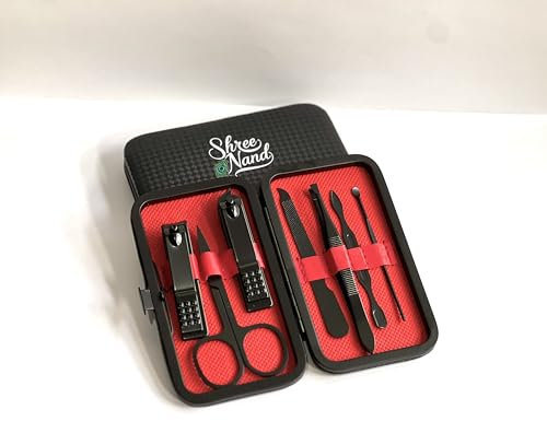 Nail Cutter, Nail Clippers Set by Shree Nand for Male/Female for Manicure & Padicure Nail Care kit, Professional Grooming Kit. Stainless Steel Nail Care Tools for Home and Travel (Small)