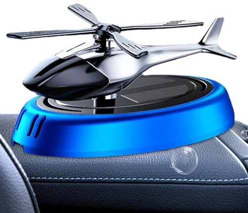 Auto-Solarhubschrauber, Aromatherapie, rotierender Hubschrauber, Auto-Parfüm-Diffusor, luxuriöse Auto-Aromatherapie-Ornamente für Auto und Zuhause