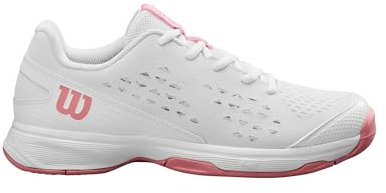 Wilson Rush Pro JR L, Zapatillas de Tenis, White/White/Mauveglow, 36 EU