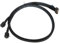Xiuganpo 8i Bis 2 SFF 8643 Kabel, PCIe 5.0 32GT/S für MCIO X8 Bis SAS HD SFF 8643 Kabel für Server-Rechenzentrum, Hot-Swap- und -Kompatibilität, mit Seitenband für NVME