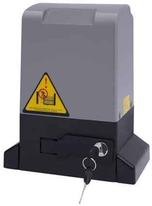 Kit motorisation pour portail coulissant 550/750 W, 1200/1600 kg, infrarouge, ouverture automatique pour portail coulissant avec rail de 6 m, serrure par mot de passe sans fil, lampe d'alarme, idéal