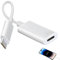 Bansusu 1 Pc Usbc to Lightning Adapter for Iphone 16/15 Pro/Pro Max/Plus Lightnings to Usb C Adapter Audio Type-C Male to Female Connector for Lightning Headphones