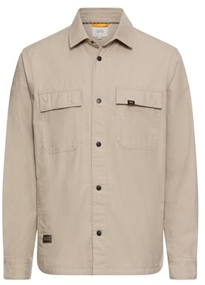 camel active Herren Overshirt mit Taschen