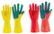 SHERCHPRY 1 Par Guantes de Limpieza con Estropajo de Esponja Reutilizables Talla Resistentes Aceite Platos