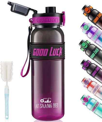 YC Kitchen Water 1 L Bottle - Leak-proof and BPA-Free Sports Bottle for Sports, Fitness, Children, School, University, Bike, Outdoor