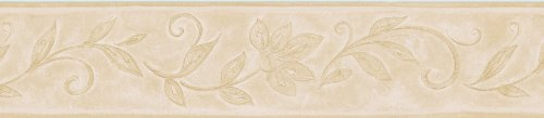 Brewster Home Fashions 418B120 Borders and More Leaf Trail Wall Border, 5-Inch by 180-Inch