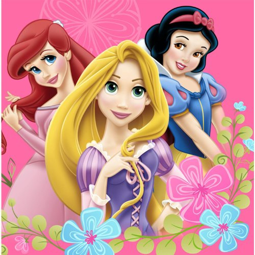 Disney Princesses 16 Servietten - Disney Prinzessinnen Partyservietten