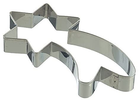 Weihnachtsausstecher Edelstahl Komet Stern Weihnachtsstern 230x110x30