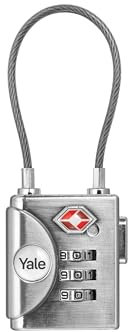 Yale - YTP3/32/350/1 Standard Security Travel Sentry® Approved Padlock with Wire Shackle